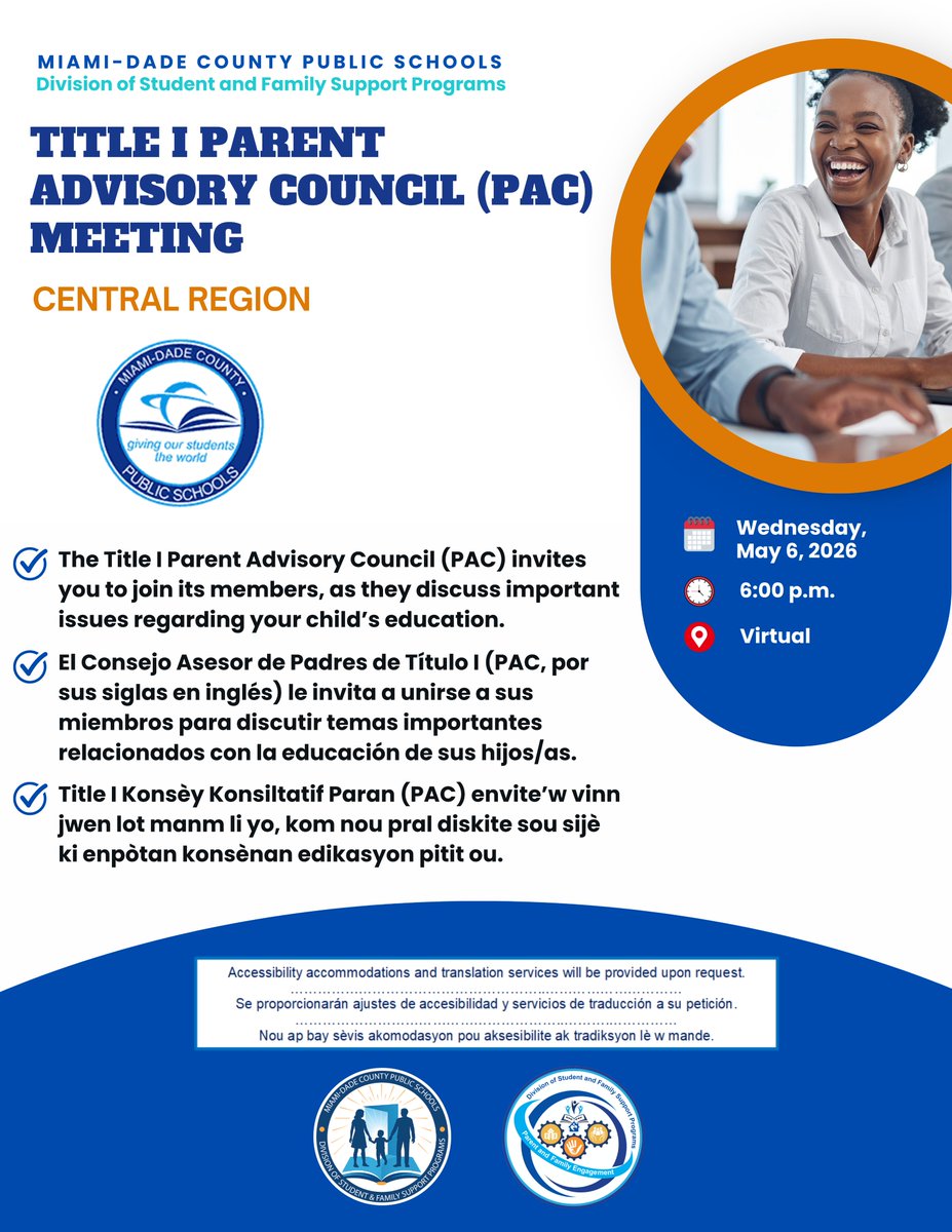 MDCPS Division of Student & Family Support Pgrms. tweet media