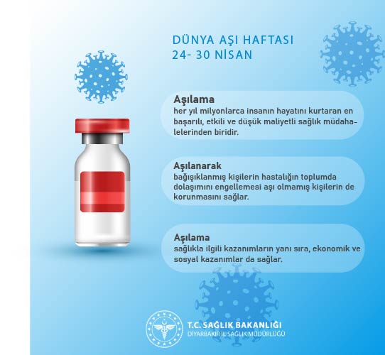 Diyarbakirism's tweet photo. Her Şeyin Başı Sağlık, Sağlığın Başı Aşı ...

Aşı ol, kendini, sevdiklerini ve sağlığını koru !

#DünyaAşıHaftası https://t.co/CBBi7xoA1W