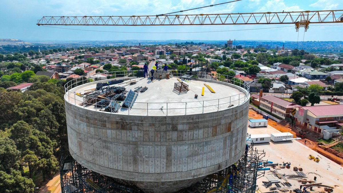 JHBWater's tweet photo. Media Statement_A new era of water security: commissioning of the new #BrixtonReservoir, Tower and Pumpstation_Tues 3 March 2026
#JoburgUpdates #CommandoSystem ^N https://t.co/tEikfixDO6