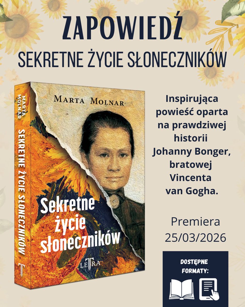 WydArkady's tweet photo. Inspirująca powieść oparta na prawdziwej historii Johanny Bonger, bratowej Vincenta van Gogha. https://t.co/DamhbFmVeO