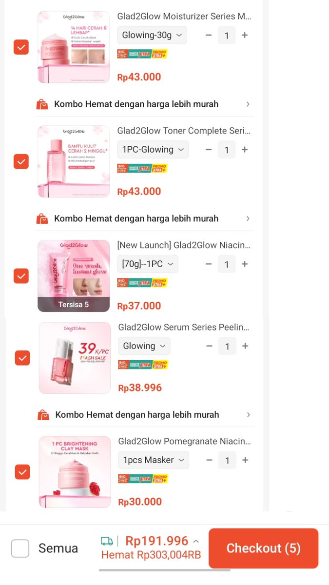 kyoonisme's tweet photo. WTS New Sealed glad2glow g2g 

Dom bandung, take all only
150k💗 https://t.co/ATgidlBiVv