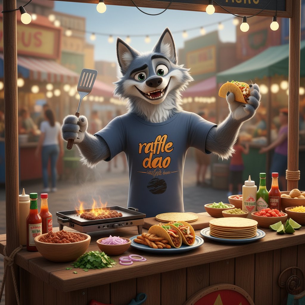 Tuesdays in the DAO 🌮
Tacos and raffles 👌🏼

Join the fun 🐺