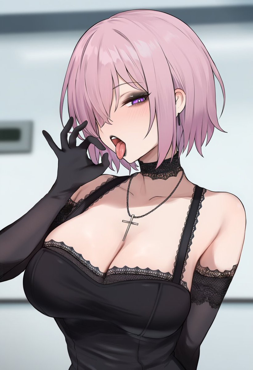 マシュは悪～い彼氏のセンスに染まっていってほしい

That girl slowly taking on her boyfriend's tastes……😭 