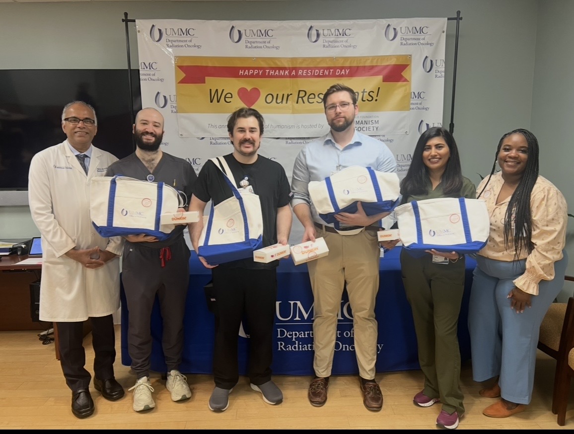 UMMC_RadOncRes's tweet photo. From donuts to lunch, wellness swag from @ummc_wellbeing, and a spirited Residents vs Faculty bowling showdown, we celebrated our incredible residents all week. Through challenges, they lead with resilience and heart. Weโre proud and grateful for all you do. #thankaresidentday https://t.co/UDE8K2mgKs