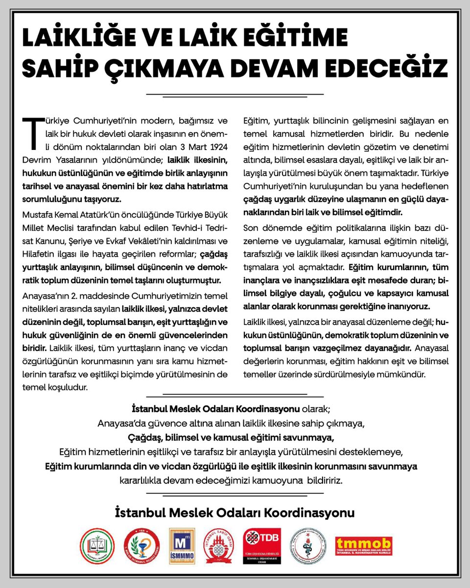 İstanbul Barosu tweet media