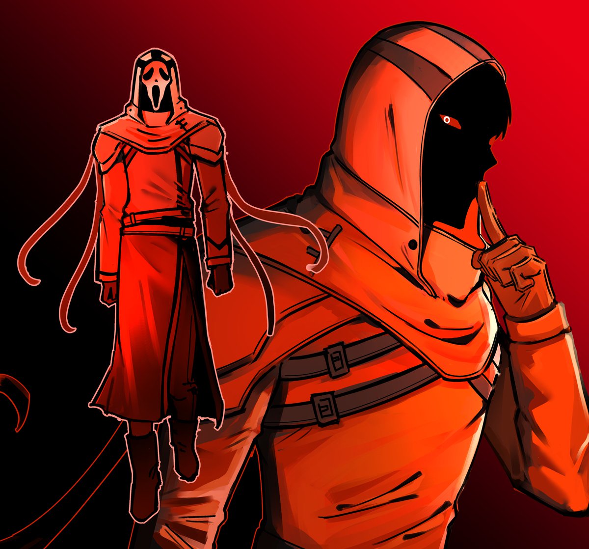 weiyinxinshen04's tweet photo. #dbdfanart  #Ghostface https://t.co/cz8wqG5amU