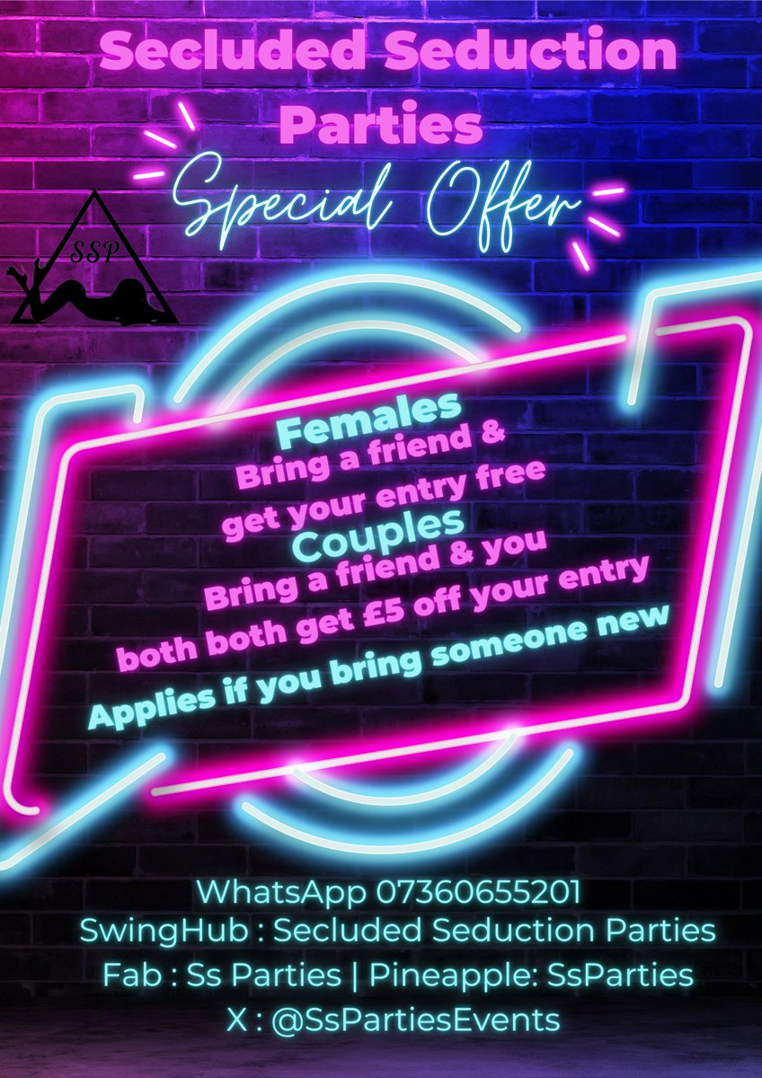 🇬🇧Secluded😈Seduction Parties🇬🇧 SSP tweet media