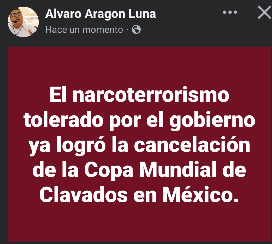 La violencia sin control por el territorio nacional ya tuvo consecuencias: México ya no será sede de la Copa Mundial de Clavados.