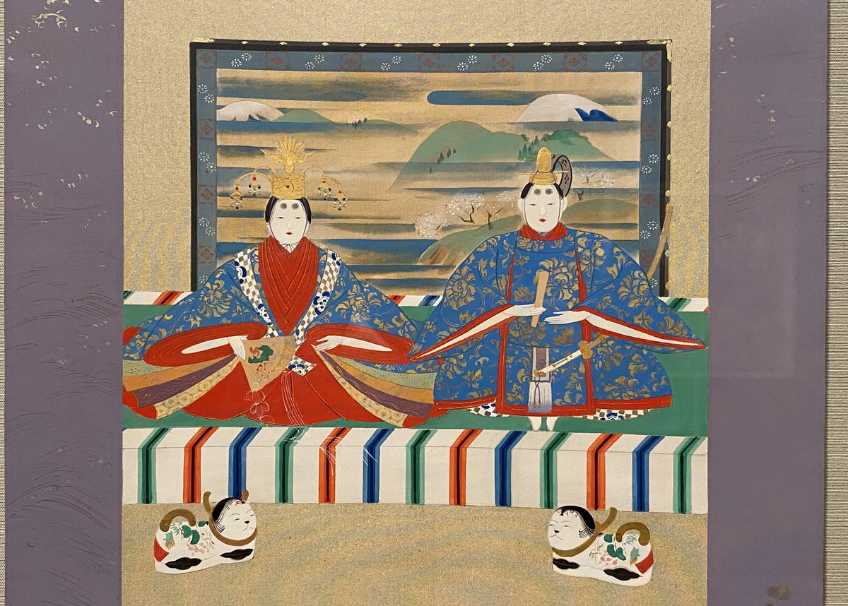 MOMAT #鏑木清方 #桃の節句 「端午の節句」とペアで登場でした。 双方