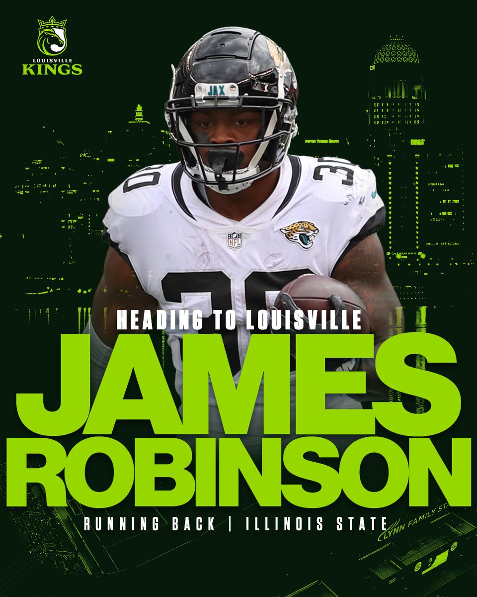 Louisville, we got him 😤

James Robinson joins a STACKED running back room on the Kings for the 2026 season 👀