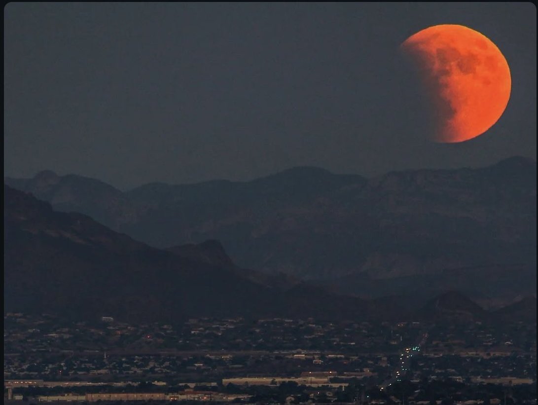 Over PHX 
#BloodMoon2026