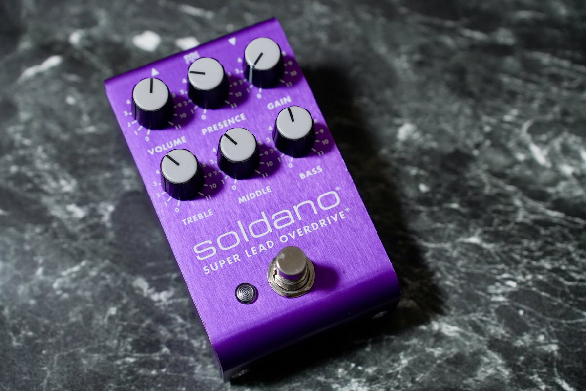 MNG Soldano / SLO Pedal Purple Anodized 通常はホワイトですが限定