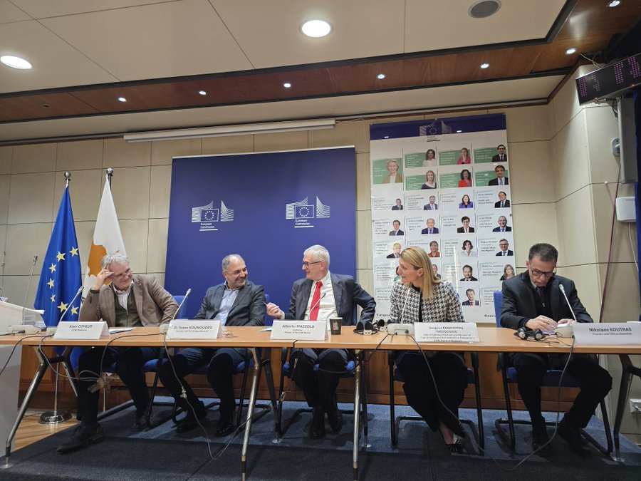 CCMI_EESC's tweet image. A big thank you to all the contributors at the CCMI roundtable discussions in Nicosia on water resilience and EU defence #preparedness 🤝🇨🇾

The discussions highlighted resilient solutions to water and defence challenges at a crucial time for EU industrial  #competitiveness 🌊🧬