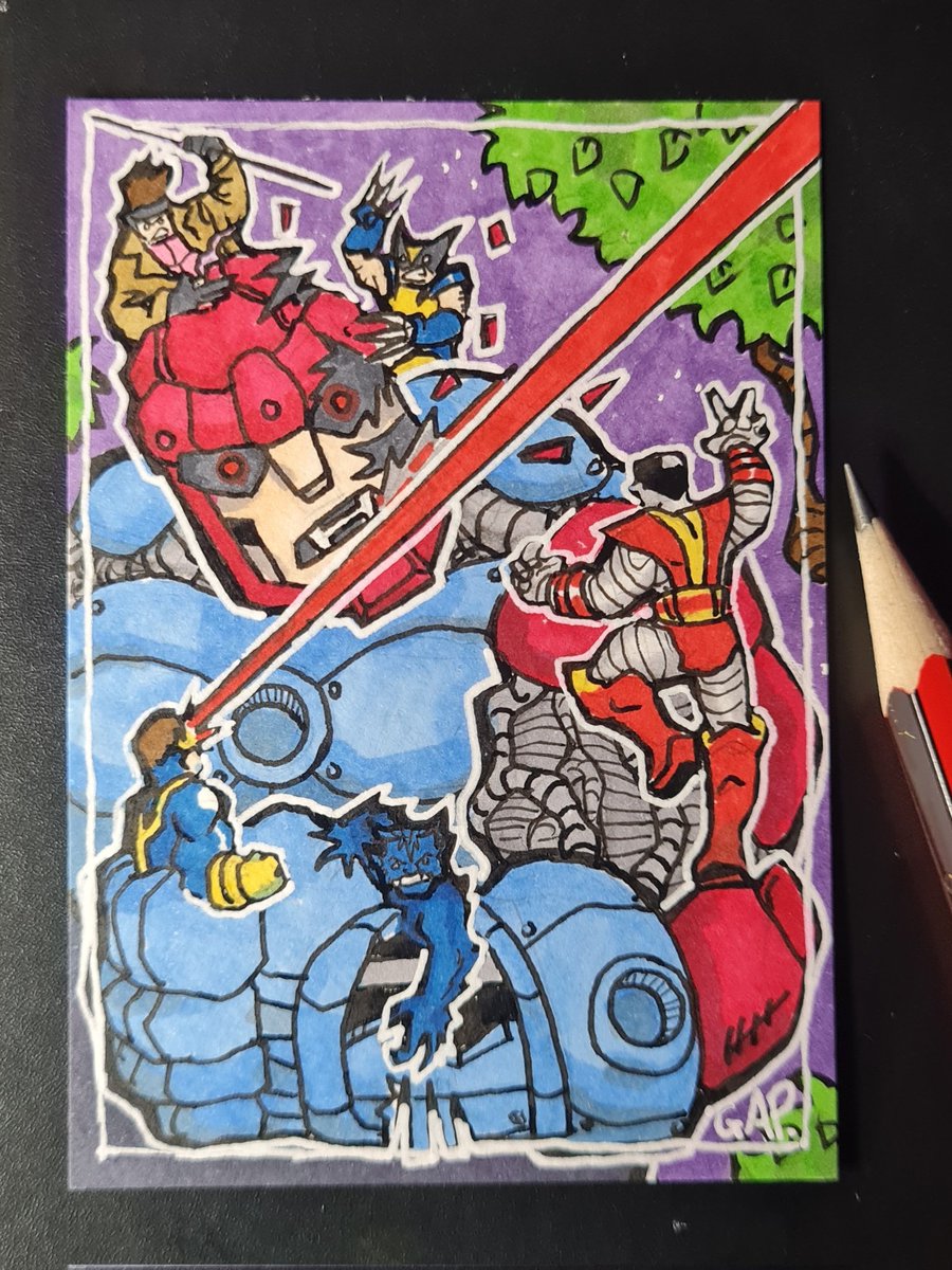 TheGrantPerkins's tweet photo. New #xmen sketch card available for purchase.
£50.
Dm to buy.
#marvel #art #Wolverine #beast #colossus #cyclops #gambit #Sentinel #MCU #snickt #xmen97 @xmentas https://t.co/JMvmwklAAm