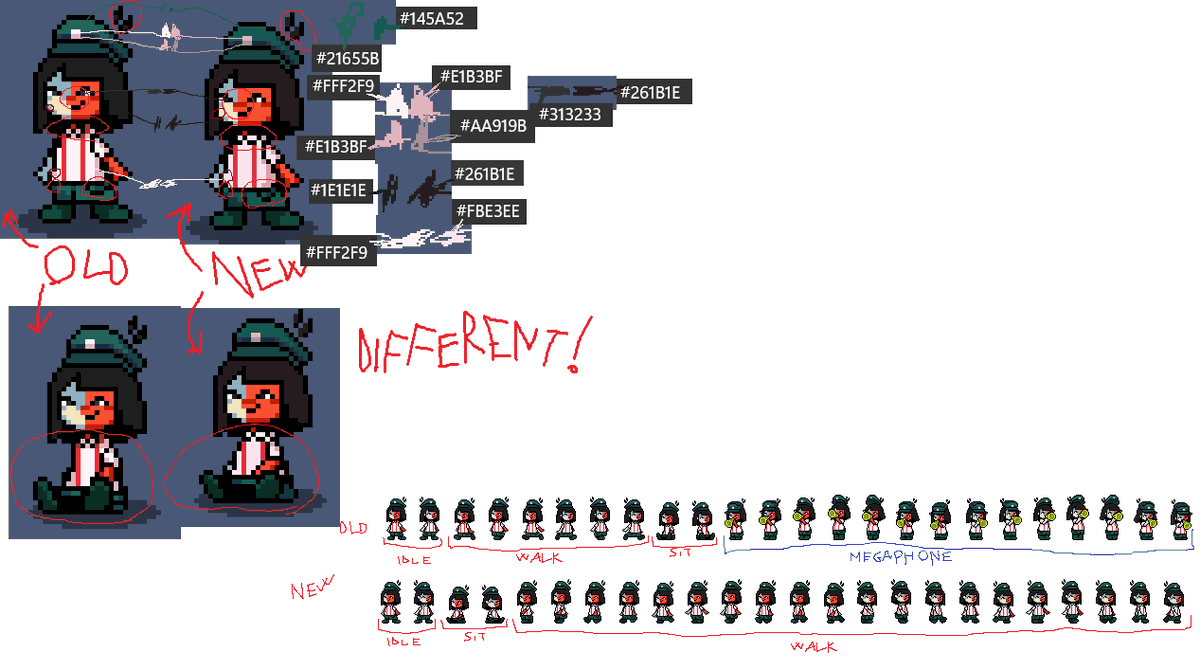 Claudio_040's tweet photo. @Ruf_jas68 Well you see that this is actually another Ena skin called "placeholder" which has a new walking animation and even tho it looks like it uses the Dream BBQ skin it's actually an updated version of those sprites so my theory is that the old sprites will be updated. https://t.co/tFitOraM68