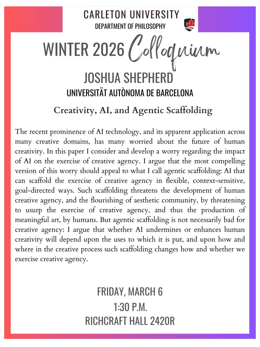 Carleton University Philosophy tweet media