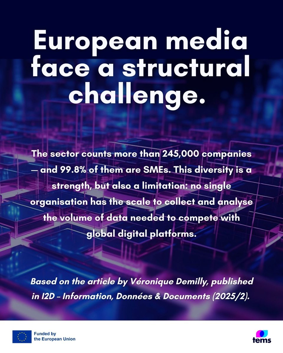 TEMS - Trusted European Media data Space tweet media