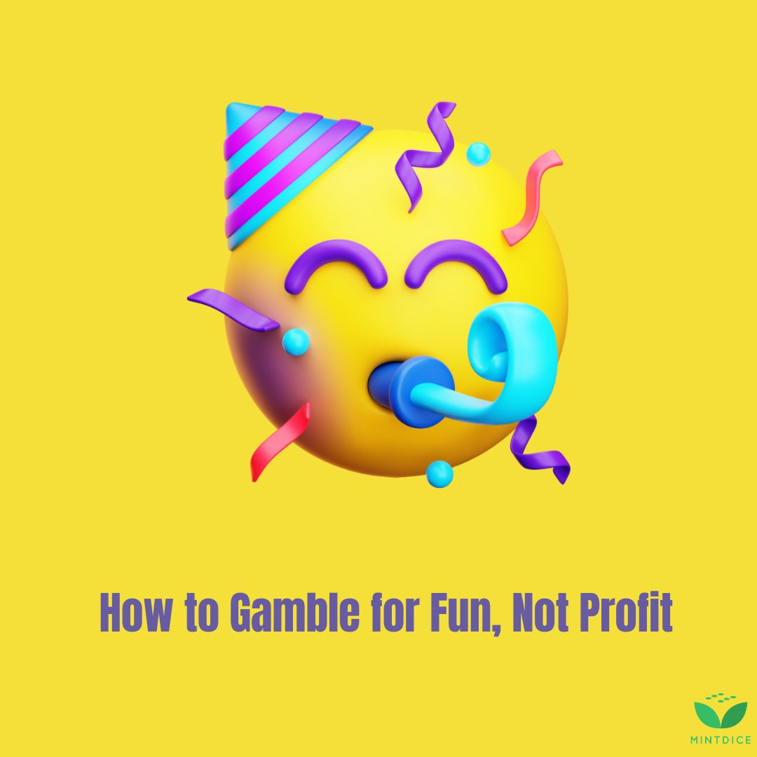 Gambling for fun: budget like movie night, play with friends, mix in cocktails/shows, skip strategy, call losses “entertainment tax.” 

Stress-free edition.

mintdice.com/blog/how-to-ga…