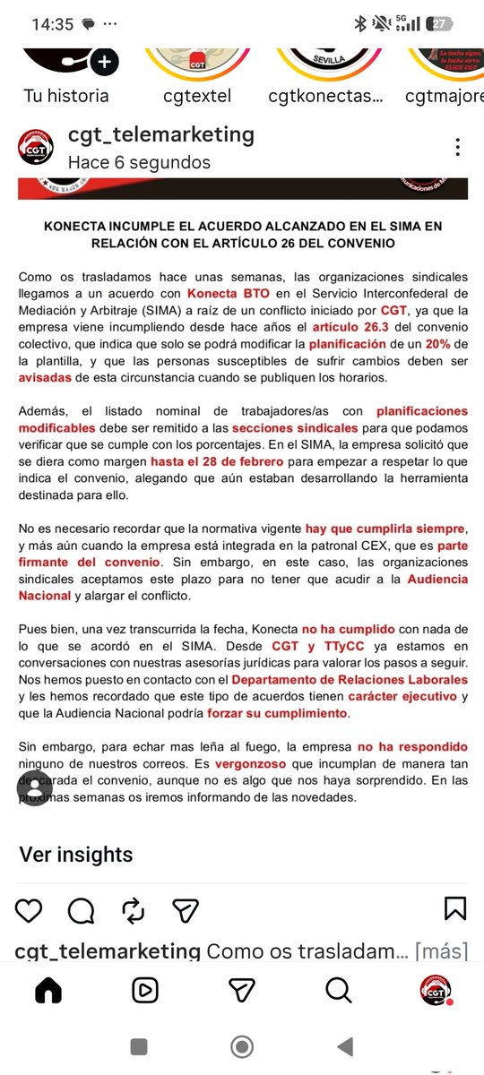 Sector Federal de Telemarketing de la CGT tweet media