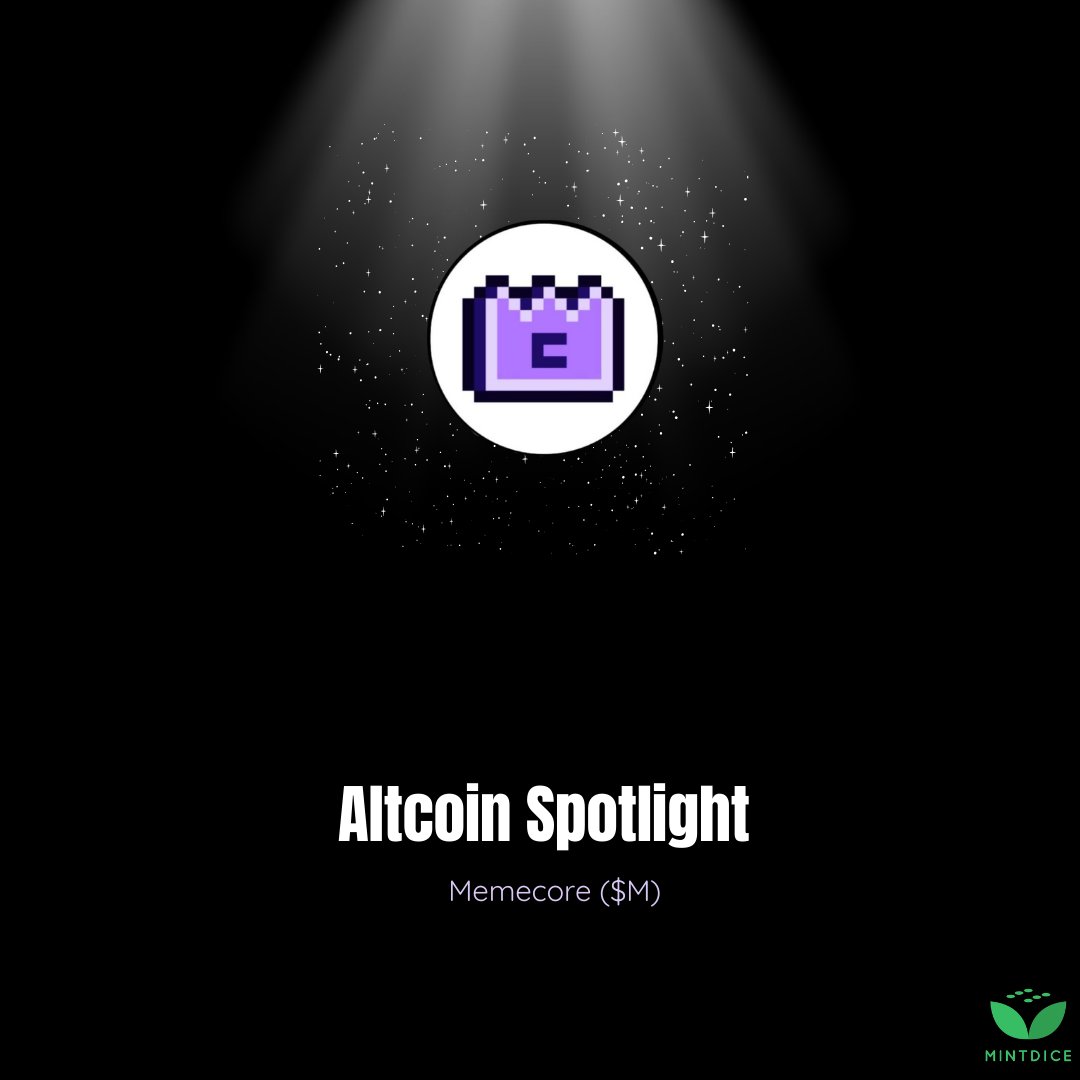 Memecore ($M): Layer-1 for memecoins with Proof-of-Meme, creator rewards, fee-funded grants, EVM compatible. 

Fixes hype fatigue? 

Young project, but intriguing.

mintdice.com/blog/altcoin-s…