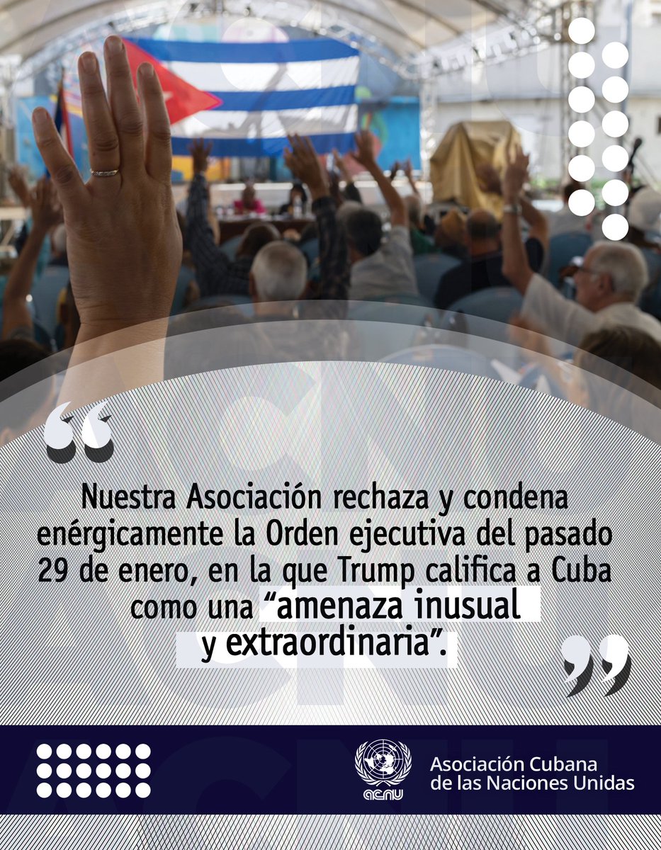 Asociación Cubana de las Naciones Unidas - ACNU tweet media