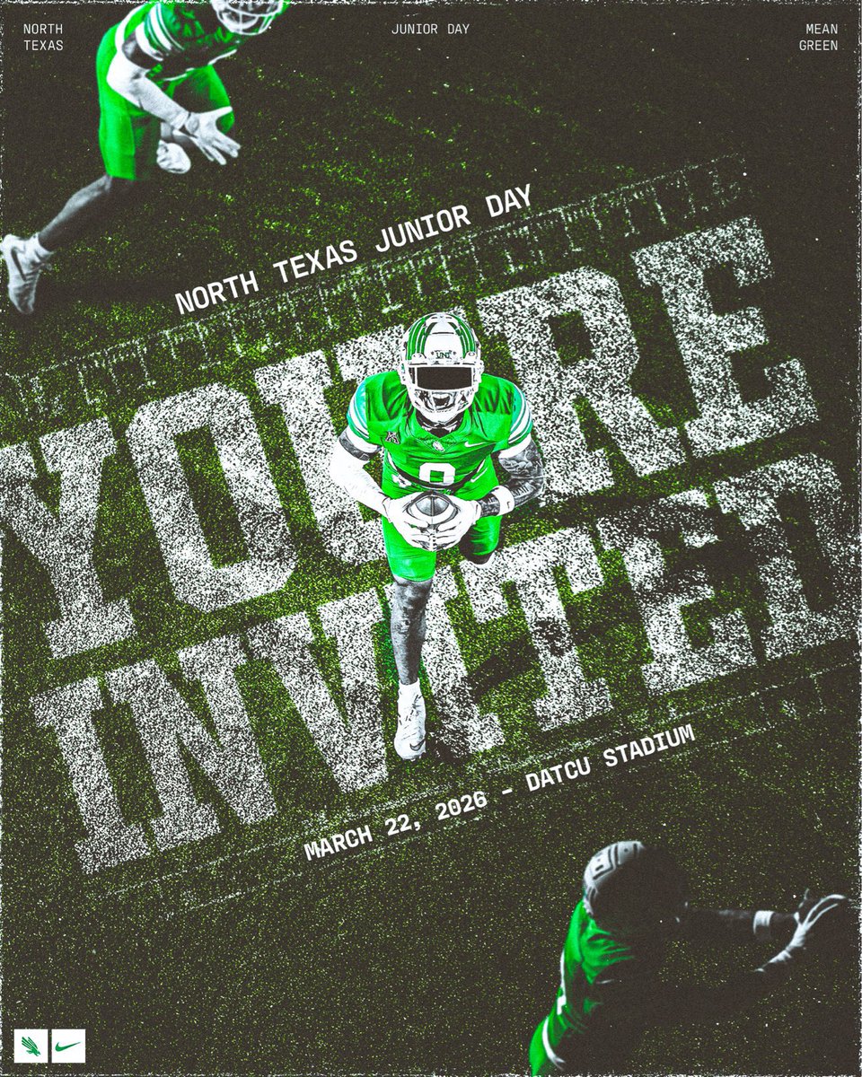 Trace_Holster's tweet photo. Thank you @therealraygates for the spring ball and Junior day invite, can’t wait to get back up there!! @MeanGreenFB !! 
#AGTG https://t.co/0cEkcUV5FE