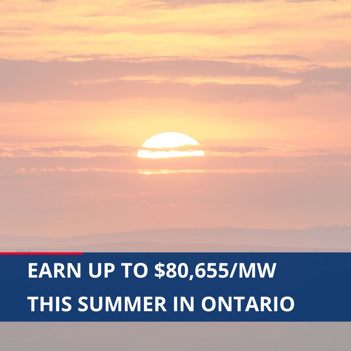 ⚡ Ontario Demand Response is delivering record summer value.
In the latest IESO auction, summer DR cleared at $80,655/MW — up from $41,549 last year.
👉 Connect with us to see what your facility could earn: bit.ly/42Fcbq1
#DemandResponse #SummerPeaks #GridReliability