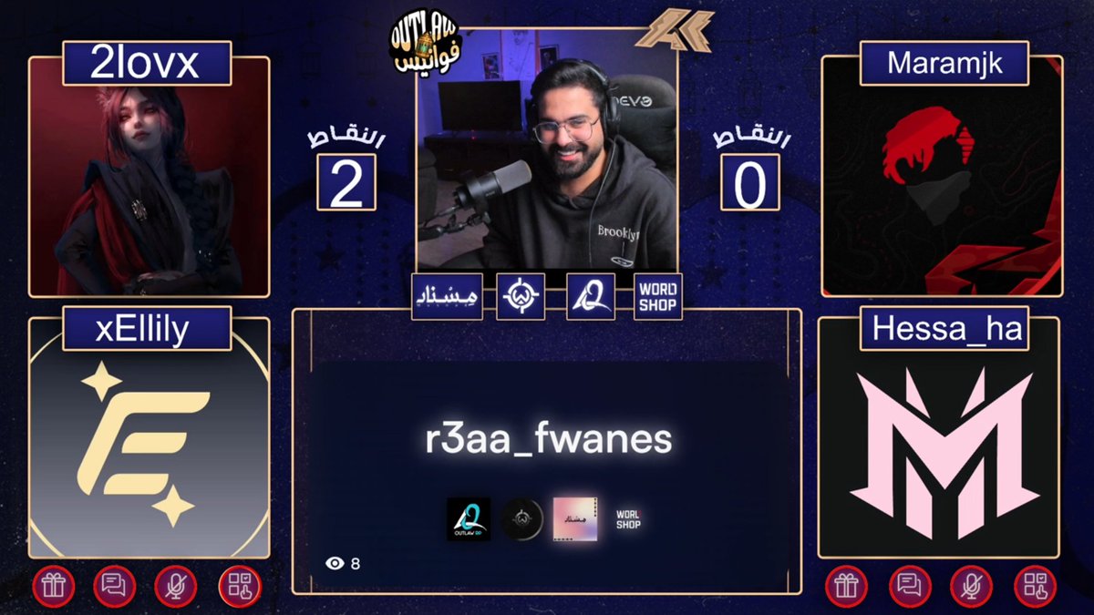 بعد اول بثين من فوانيس Outlaw 
- كم نسبة رضاك عن السلسلة؟ 
- ايش ودك تشوف في الايام الجاية؟