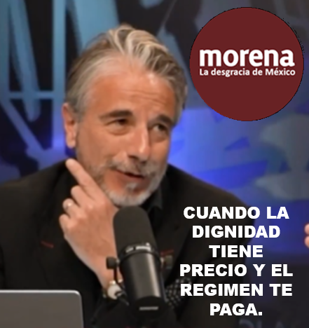 Aprovechar un micrófono y aplaudir al régimen que esta destruyendo a nuestro México, es ser un "periodista" palero.