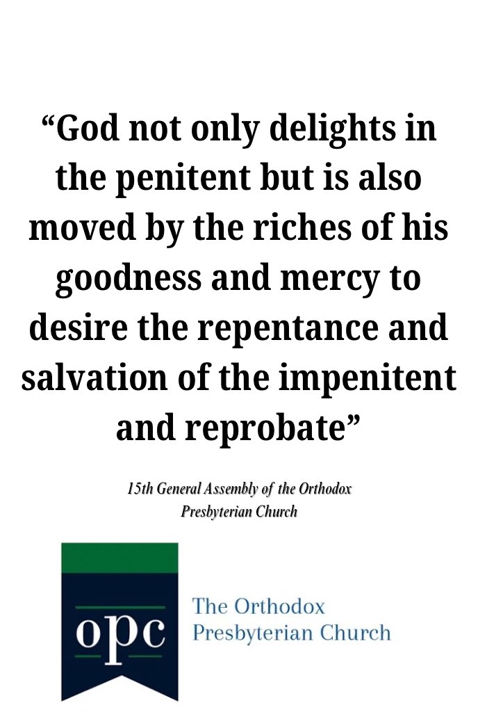 “The Calvinist prays knowing that if the lost isn't elect, God wants ...