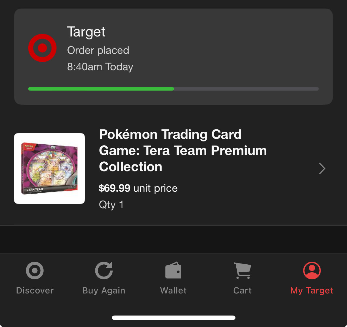 SoDamnSilky's tweet photo. @PokemonDealsTCG The only thing I’ve hit on Target  aside from those BF bundles 😭😭😭 https://t.co/tFOq6staGy