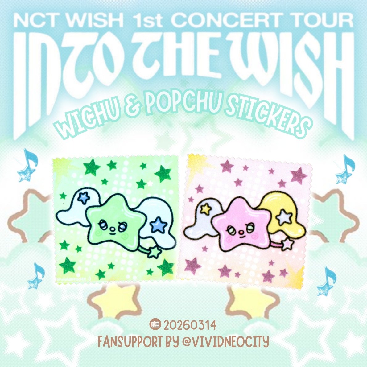 INTO THE WISH:
OUR WISH in MANILA  ꒰ა ☆ ໒꒱ 

stickers for wish!
- fan support by <a href="/vividneocity/">🙂</a>

🪽 like + rt (opt.)
🪽 will give randomly ⭐
🪽 limited qty

[for the wishzens that I’ll cross paths with on dday hehe] 💚

#INTOTHEWISH #OURWISH_MANILA #OURWISHinMANILA #NCTWISH