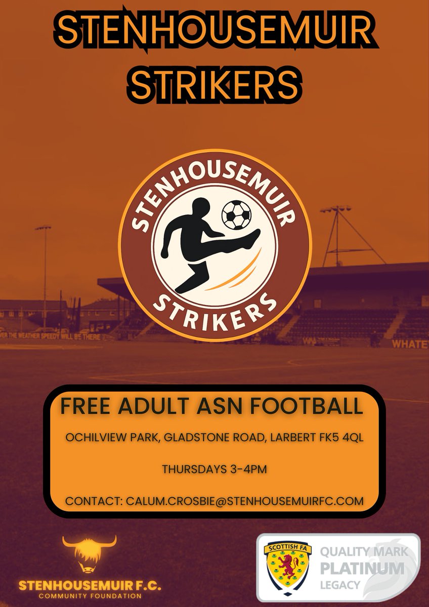 Stenhousemuir FC Community Foundation tweet media