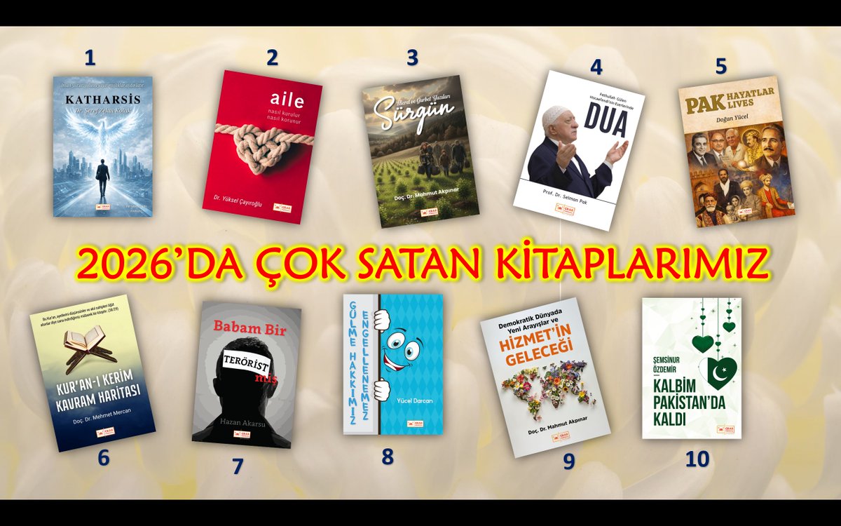crabpublishing's tweet photo. 2⃣0⃣2⃣6⃣ yılında çok satan kitaplarımız...

Buradayız👉https://t.co/VJMe4AaW4F

@mahmutakpinar1 @HazanYakamoz @yukselcayiroglu @yuceldarcan @semsinurozdemir #kitapoku . https://t.co/2waZg8PqIJ