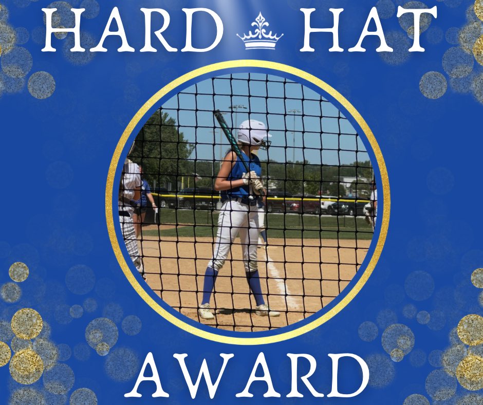 CrusadersSball's tweet photo. 🥎💙 Hard Hat Mentality Winner 💙🥎
✨ Macy ✨
Weight room. Extra swings. Big improvement.
Hard work pays off — and Macy is proof. 💪💙
#HardHatMentality #CrusaderSoftball #GoBigBlue https://t.co/2aqxm4DAZZ