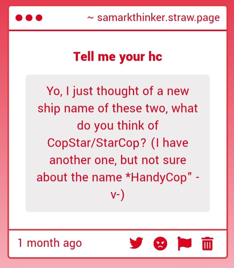 samarkthinker's tweet photo. SORRY FOR REPLAYING SO LATE

StarCop is cute, but I already have a lot of affection to Samark <3 https://t.co/lOI64t3uZg
