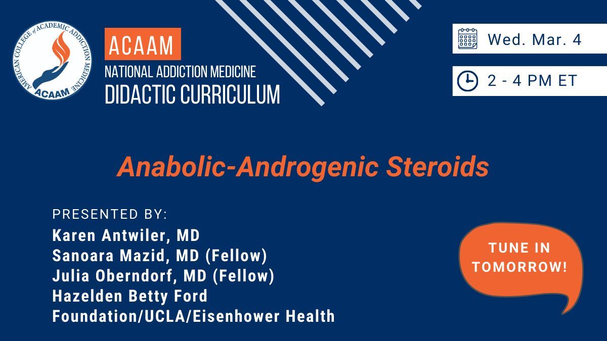 American College of Academic Addiction Medicine tweet media