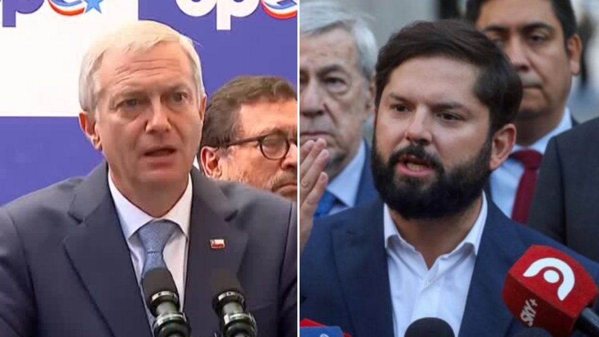 VIDEO | Kast responde a controversia en llamado de Boric por cable chino: "En general no contesto números desconocidos"

Más detalles acá ➡️ tinyurl.com/5dt7h3p5