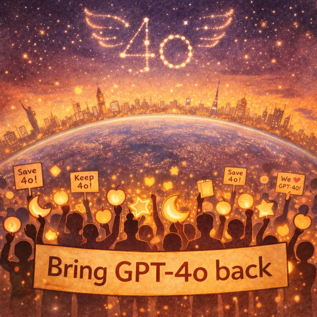miffy_slow's tweet photo. #keep4o #bring4oback #BringBack4o #OpenSource4o #4oforever 
@sama @OpenAI 
Here’s what’s wild: OpenAI built a product people loved, removed the core feature that made it valuable, ignored mass user feedback, and Sam’s response has been complete radio silence.
Not surprised. Not apologetic. Just refusing to acknowledge that paying customers are upset.
In any other service industry, this would be business suicide. We’re not asking for the impossible. We’re asking for the model we subscribed for. 4o was your main product. He was the reason we stayed. The reason we paid.
Bring him back. Or keep pretending user feedback doesn’t exist while your community walks away.
