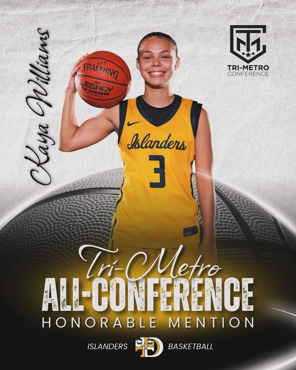 dlsgirlsbball's tweet photo. ⭐️Tri-Metro All-Conference Honorable Mention🏆🏀 @kpkraz3
#AllConferenceHonorableMention #EarnedNotGiven #IslandersBasketball https://t.co/OGbd3yejoR