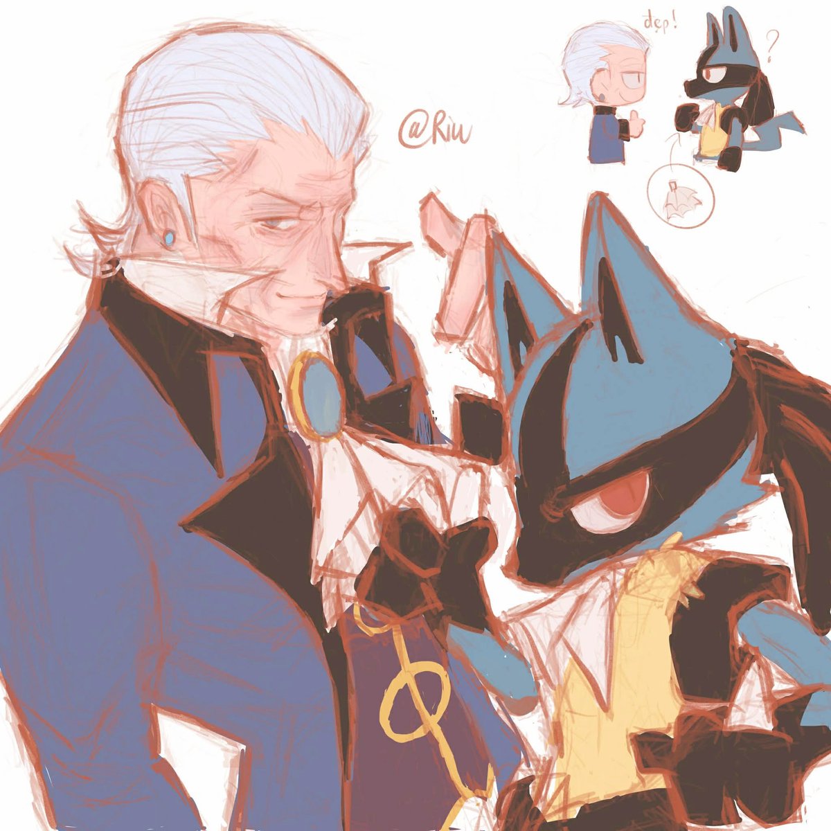Riu_Tran's tweet photo. Để chào mừng không khí pokemon gen 10 làm tí crossover 🙌🙌🥺😌 https://t.co/u5RCvfe39M