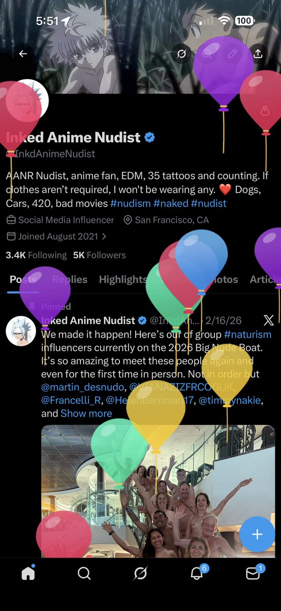 Inked Anime Nudist tweet media