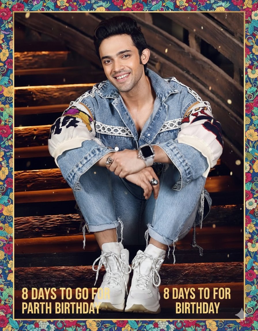 deepshikha3061's tweet photo. 8 DAYS TO GO FOR PARTH BIRTHDAY π
#ParthSamthaan
#HappyBirthdayParthSamthaan
#HappyParthDay https://t.co/e7zPDsCC2H