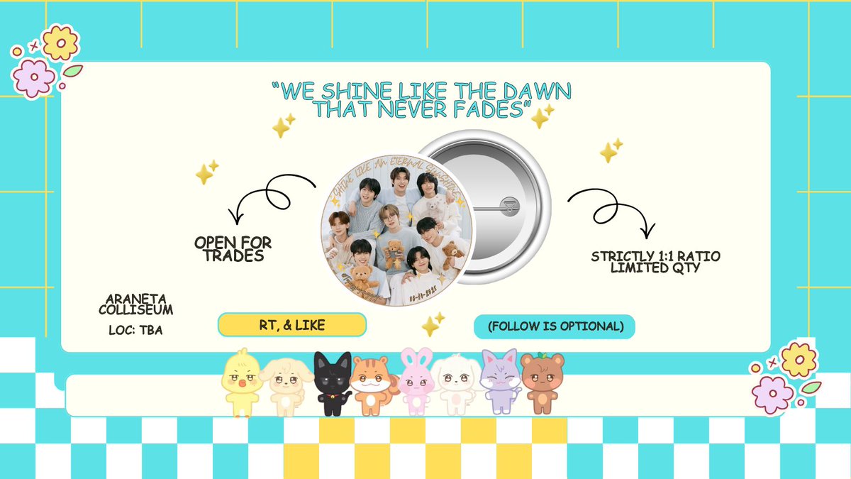 _Ynwoosn_'s tweet photo. Ateez In Your Fantasy in Manila | Freebies 
🗓️ March 14 
📍TBA(probably roaming around)

Hi!,i’ll be giving away freebies on iyf in manila 🌅

☀️vv limited quantity
☀️1:1 (button pin)

#InYourFantasy_MNL #ATEEZinManila #ATEEZ https://t.co/Mi2F4w95Yg