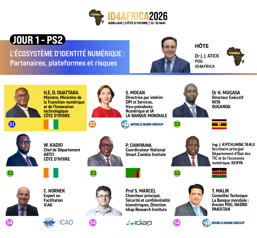 Jour 1 de #ID4Africa2026

Les plus grands experts africains de l'ID numérique se réunissent pour un dialogue constructif sur l'avenir de l'identité lors de 2 séances plénières incontournables.

Inscrivez-vous : id4africaevents.com/2026/registrat…
Programme Jour 1 : id4africaevents.com/2026/conferenc…