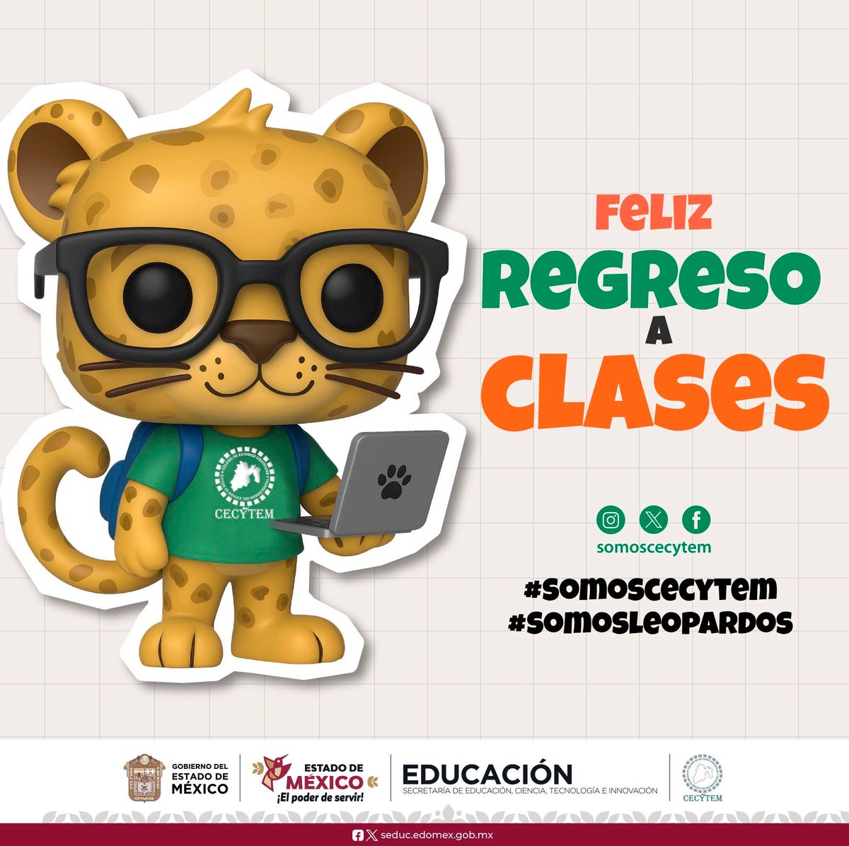 CecytemCuautit's tweet photo. Iniciamos una etapa de nuevos desafíos y oportunidades.
Es el momento de demostrar nuestro potencial, superar metas y crecer juntos.
¡Afrontemos este semestre con la mejor actitud!
#SomosLeopardos
#OrgullosamenteCecytem
#SomosCECyTEM
@somoscecytem https://t.co/Pr0o71aBYJ