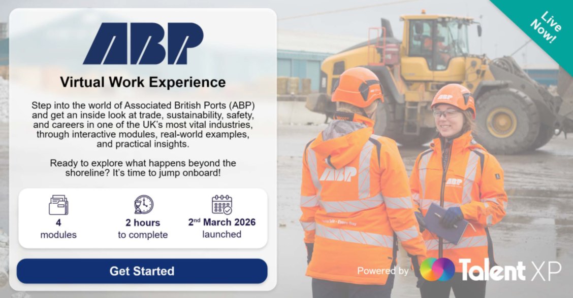 europawire's tweet image. ABP Introduces Digital Work Experience Platform to Inspire the Next Generation of Port and Energy Professionals news.europawire.eu/associated-bri…

#ABP #TalentXP #virtual_work #maritime #careers #NationalCareersWeek #renewable_energy #apprenticeships #partnership