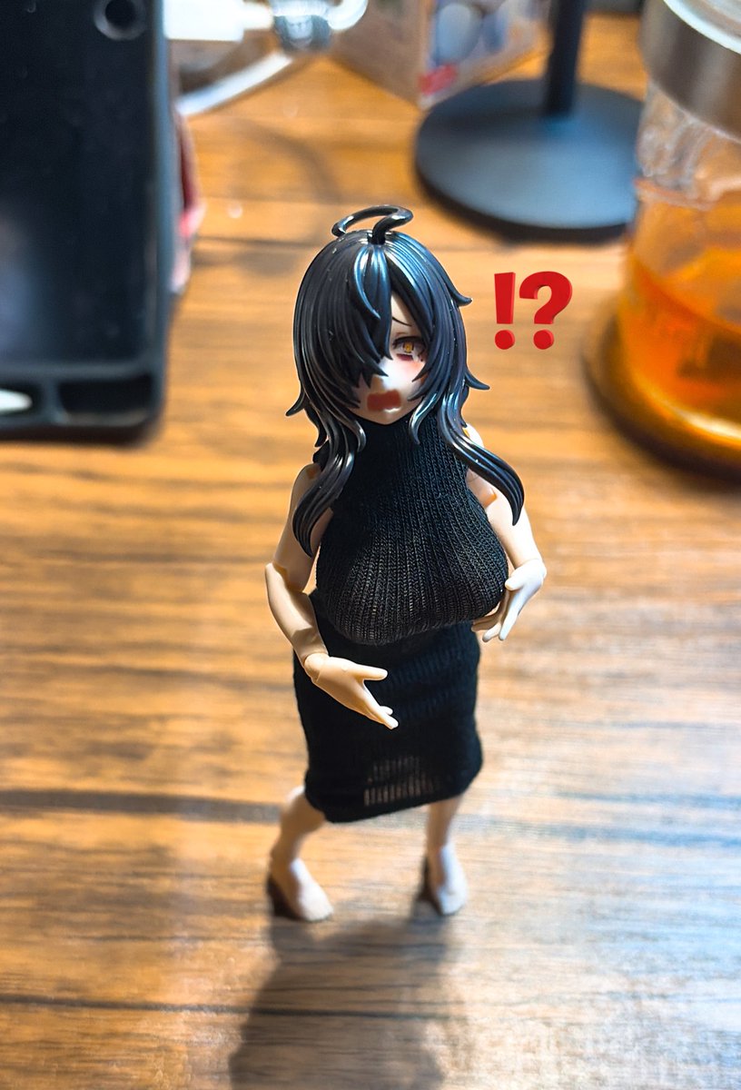 シャーシキットボディできたよ！
これは新しい洋服の関係上、身長だけでなくバストサイズもナーフされたツクヨミお姉ちゃん