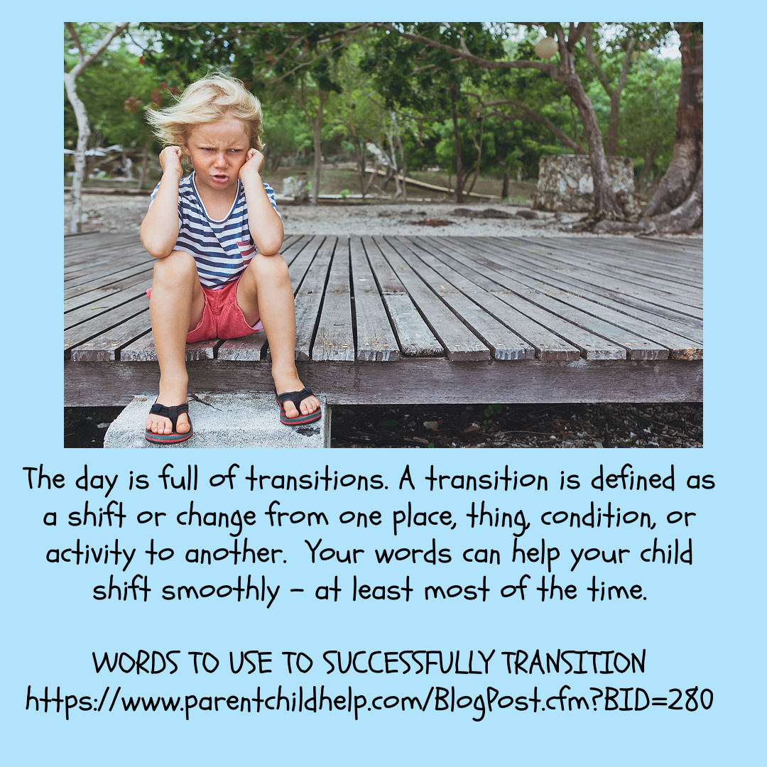 parentchildhelp's tweet photo. "I am so tired of fighting with my child over transitions!"  "How do I make it easier?"  See our blog for "Words to Use to Successfully Transition"
https://t.co/JiTPmiMkvL https://t.co/RgEANtZqGy