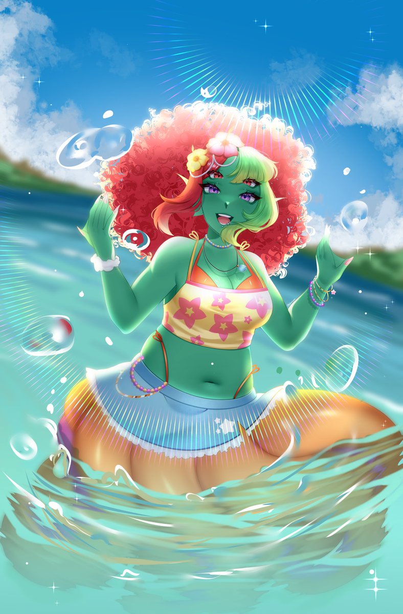 Acharam que a praia acabou? Ainda tenho muito a aproveitar do verão 🏖️

🎨 #limmushi | #dkaiiarts